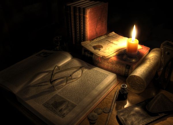 чтение при свечах